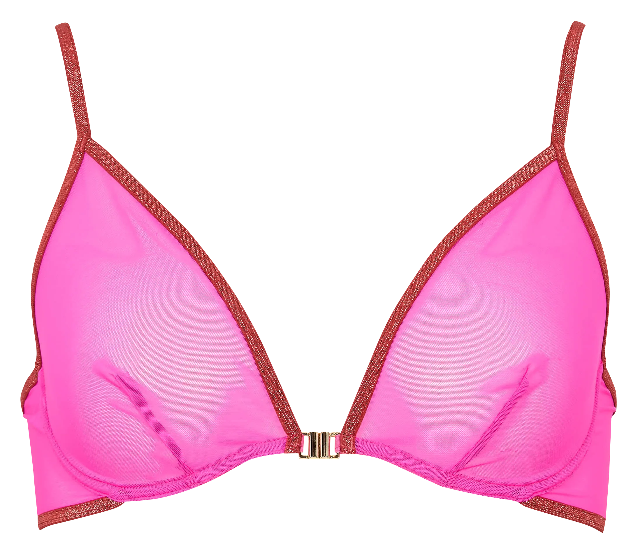 Soutien-gorge en tulle à pois Rose JACK