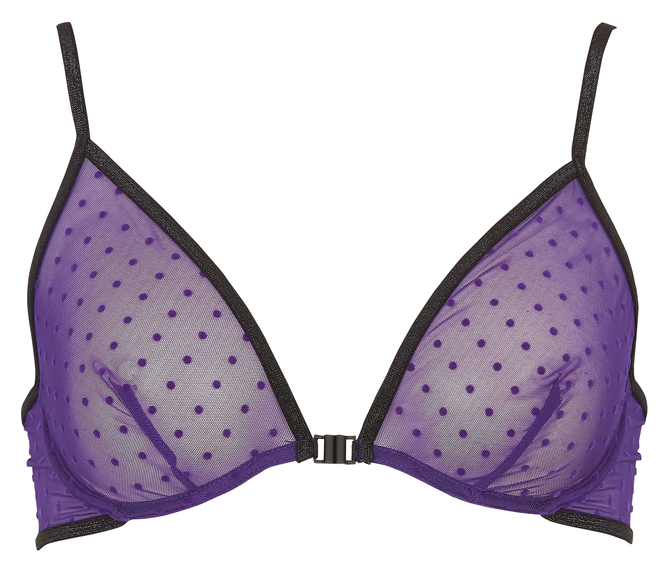Soutien-gorge en tulle à pois Violet JACK