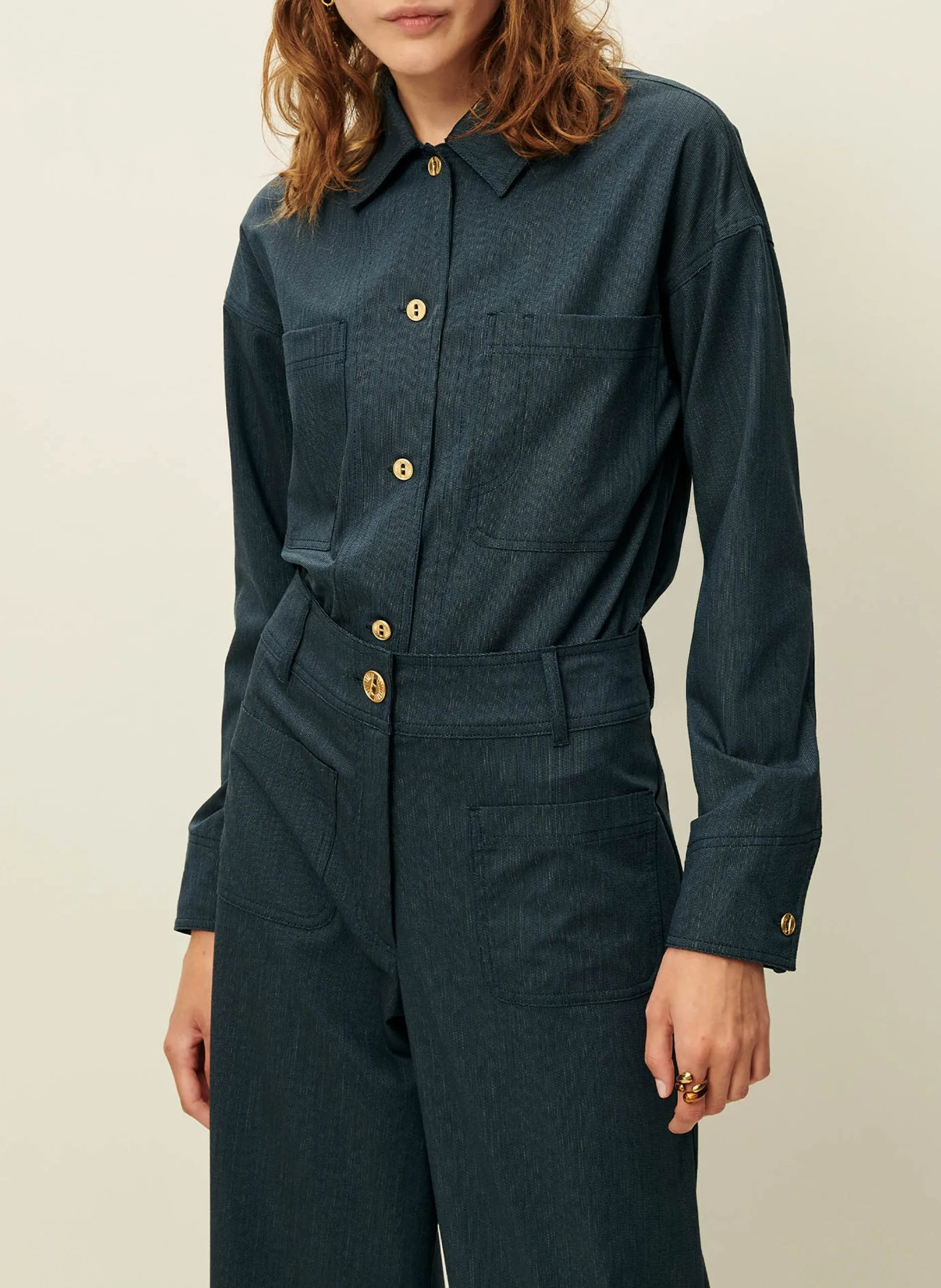 Chemise col classique Bleu NOTTERI