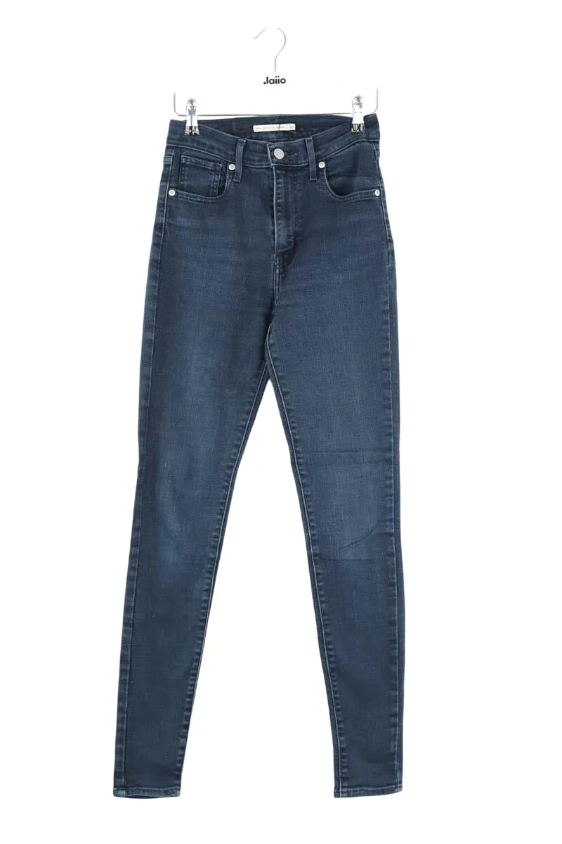 Jean skinny en coton Bleu
