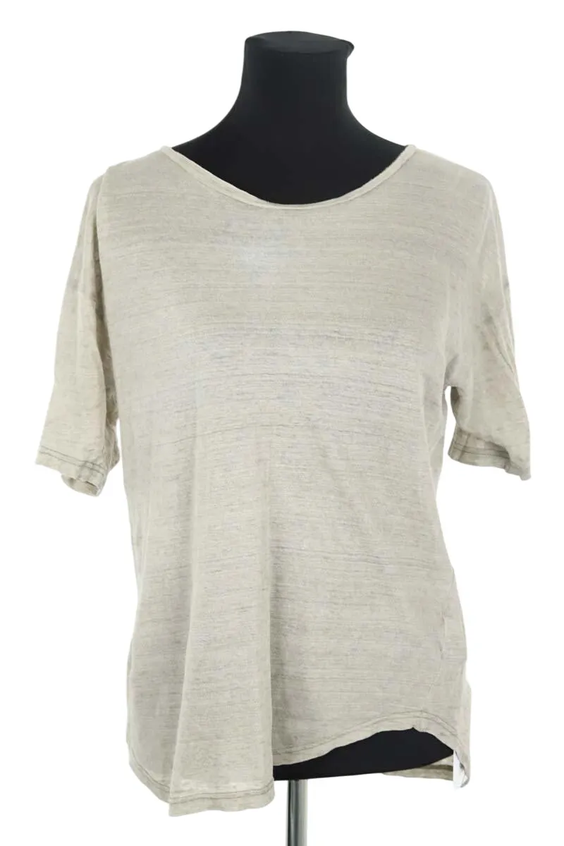 T-shirt en lin Beige