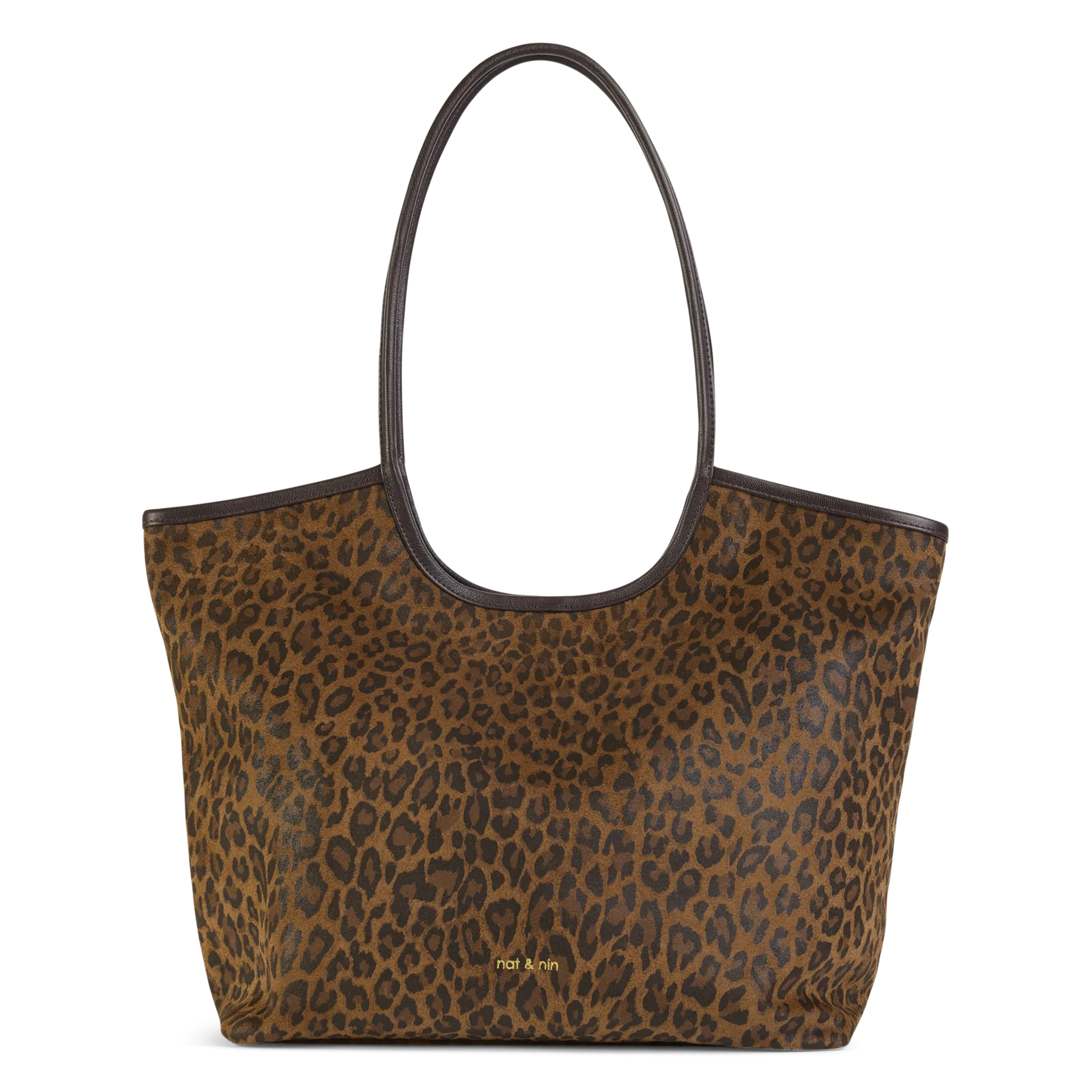 Cabas en cuir Marron MILAN