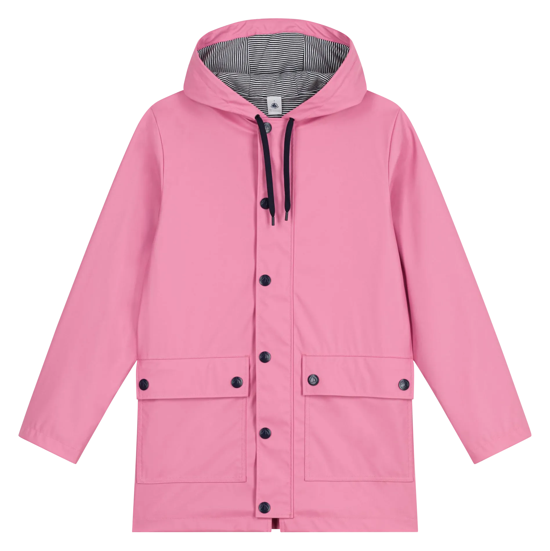 Coupe vent à capuche Rose