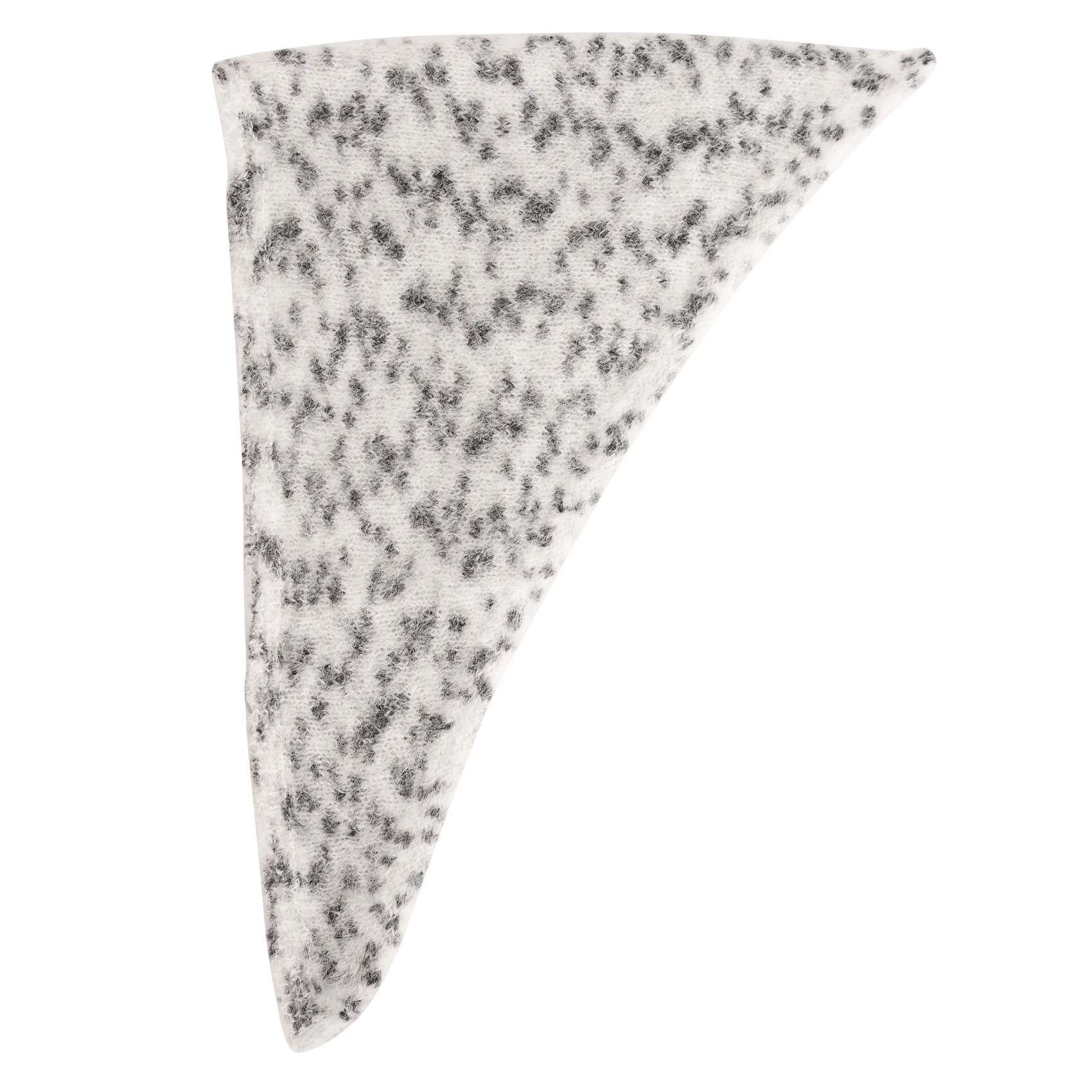 Echarpe triangle en laine mélangée Blanc BOMETTE