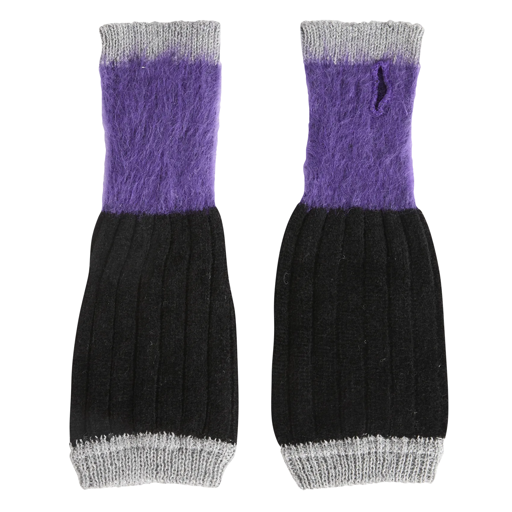 Gants en coton mélangé Violet SARU