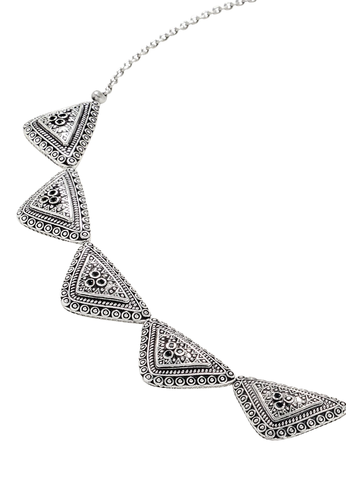 Collier ethnique Argent ELURU