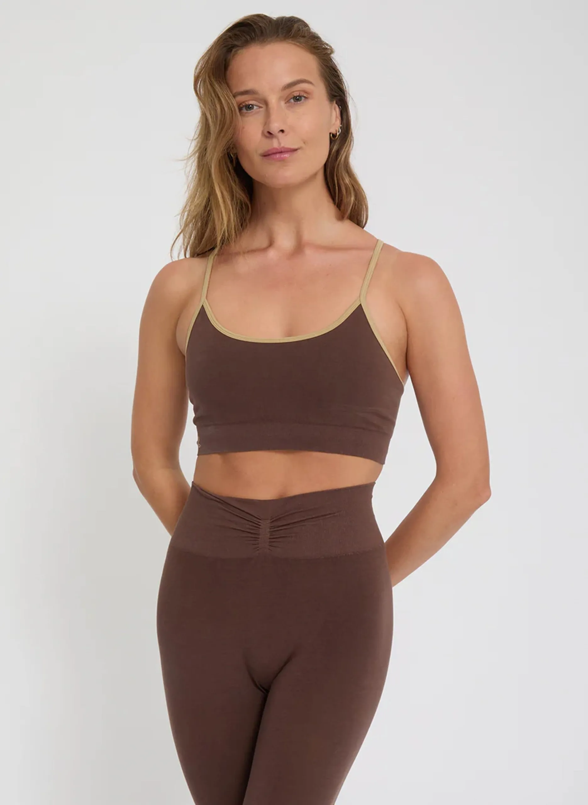 Brassière se sport Marron