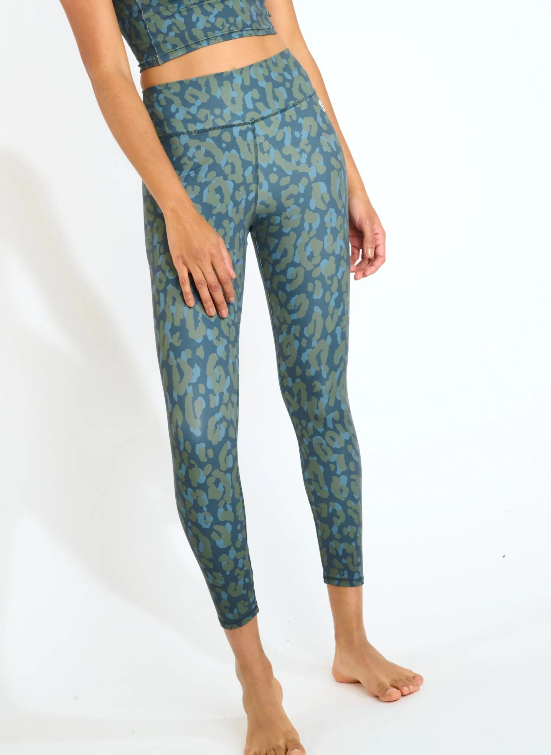 Legging imprimé Bleu AETO WELLCORE