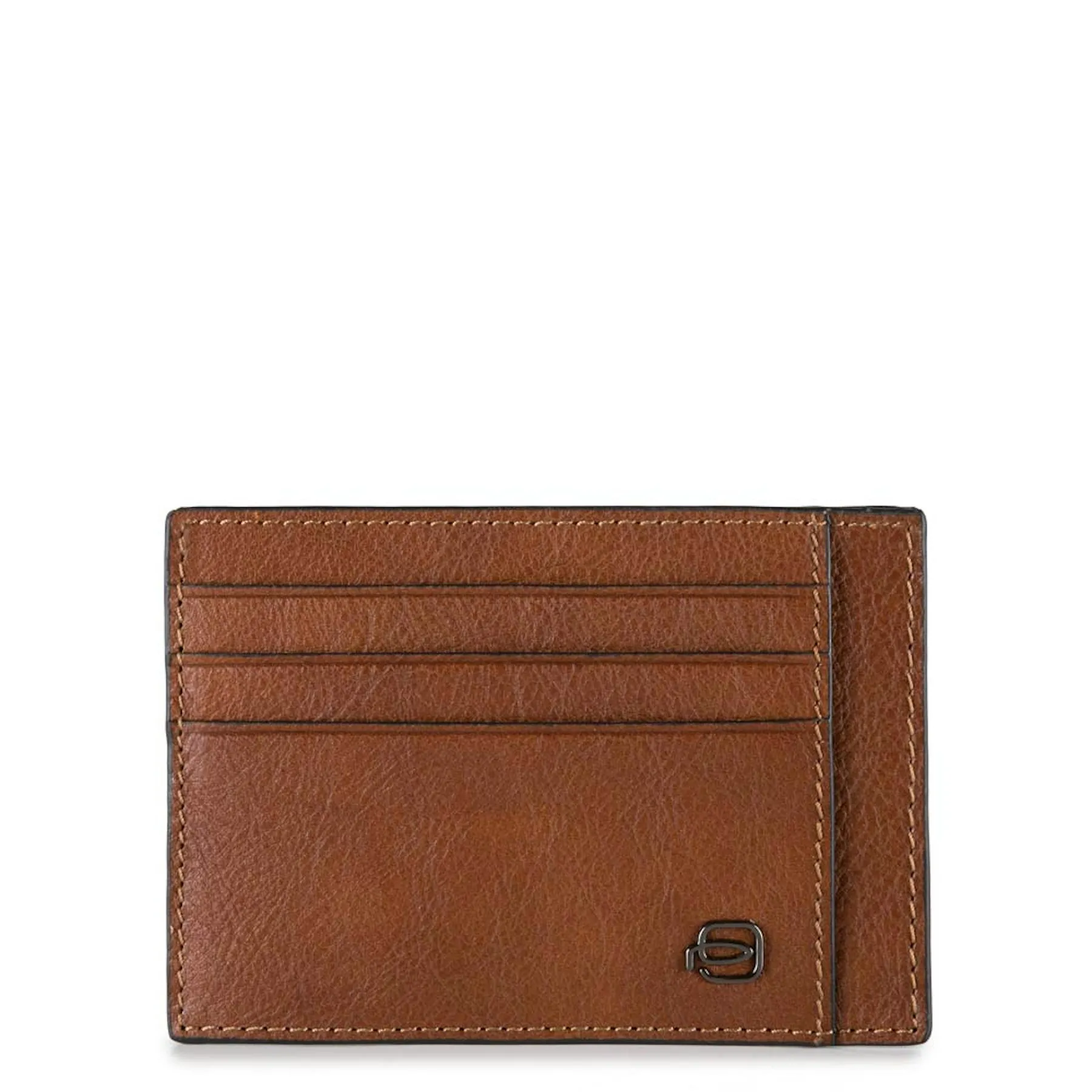 Porte-cartes de crédit homme fin en cuir avec protection rfid Marron