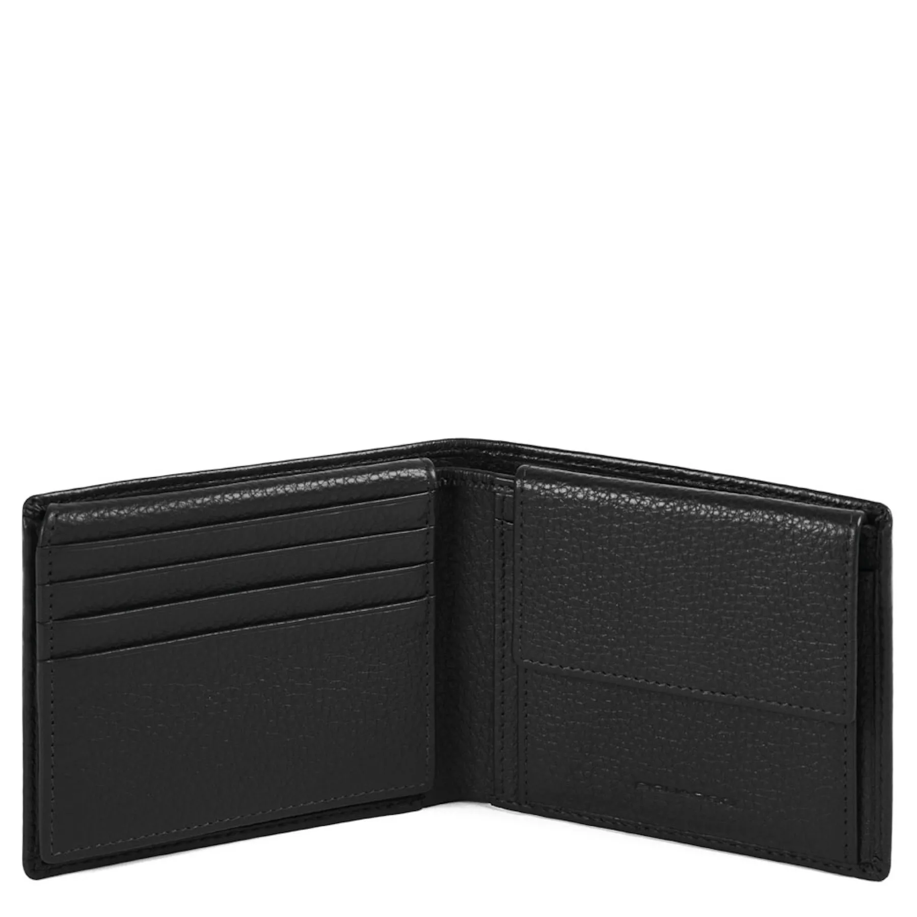 Portefeuille homme avec porte-cni, porte-monnaie, porte-cartes de crédit et protection rfid Noir