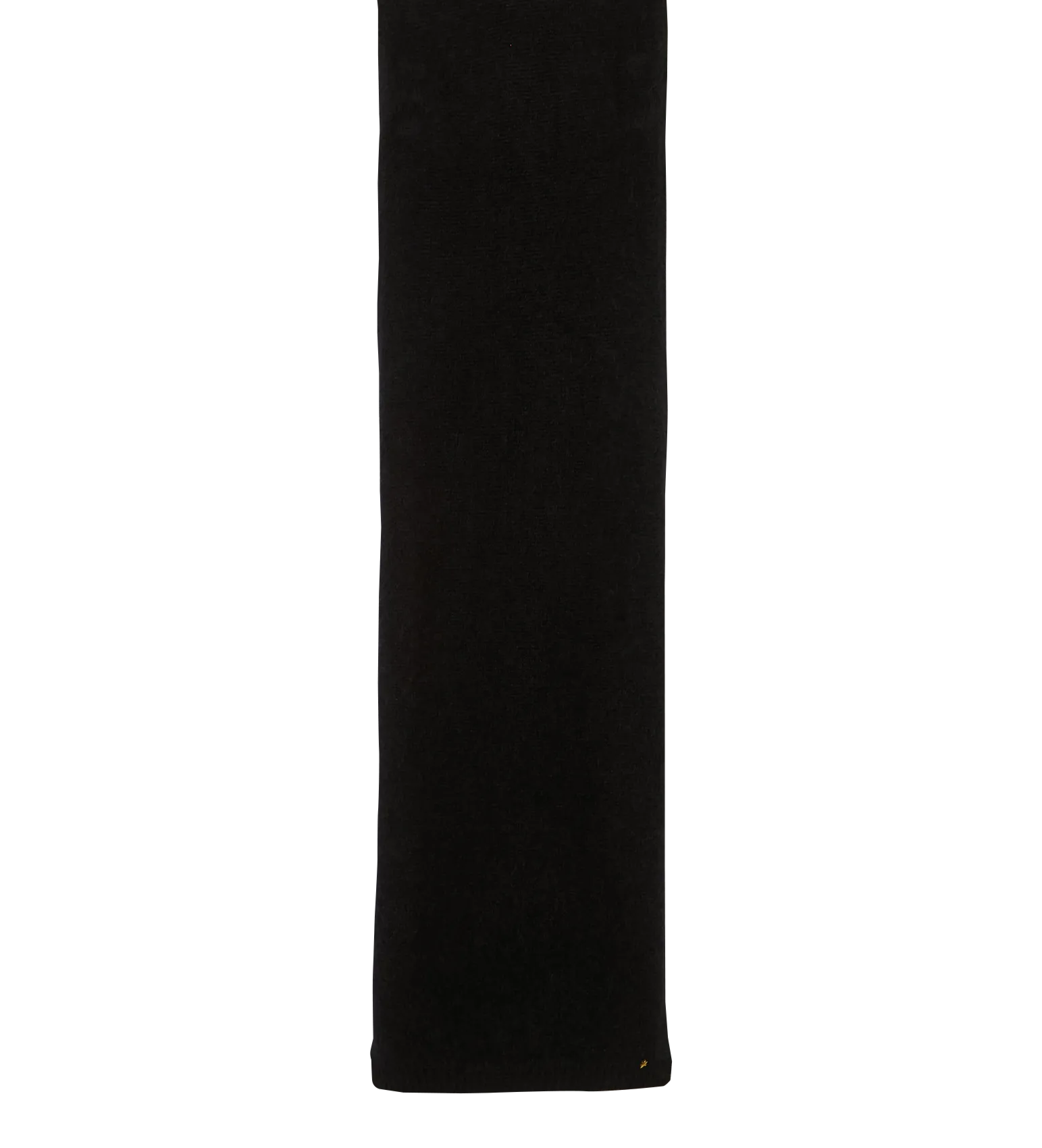 Echarpe unie en laine mélangée Noir ALOUETTE