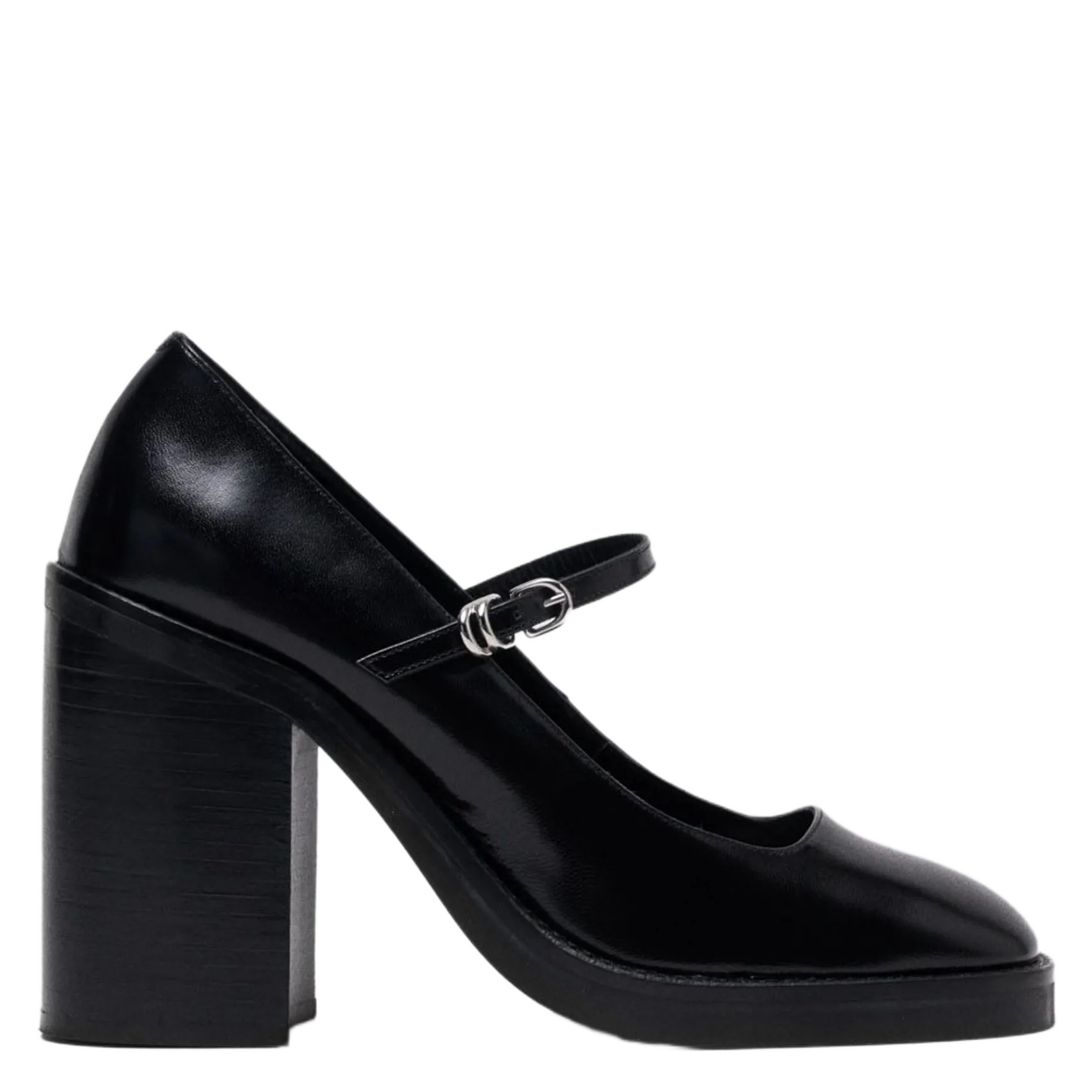 Babies en cuir Noir