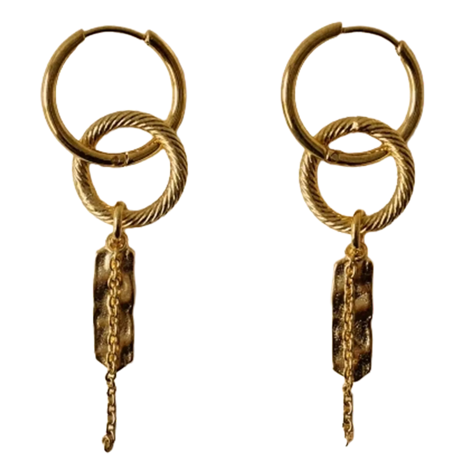 Boucles d'oreilles pampilles Doré TOTI BO R