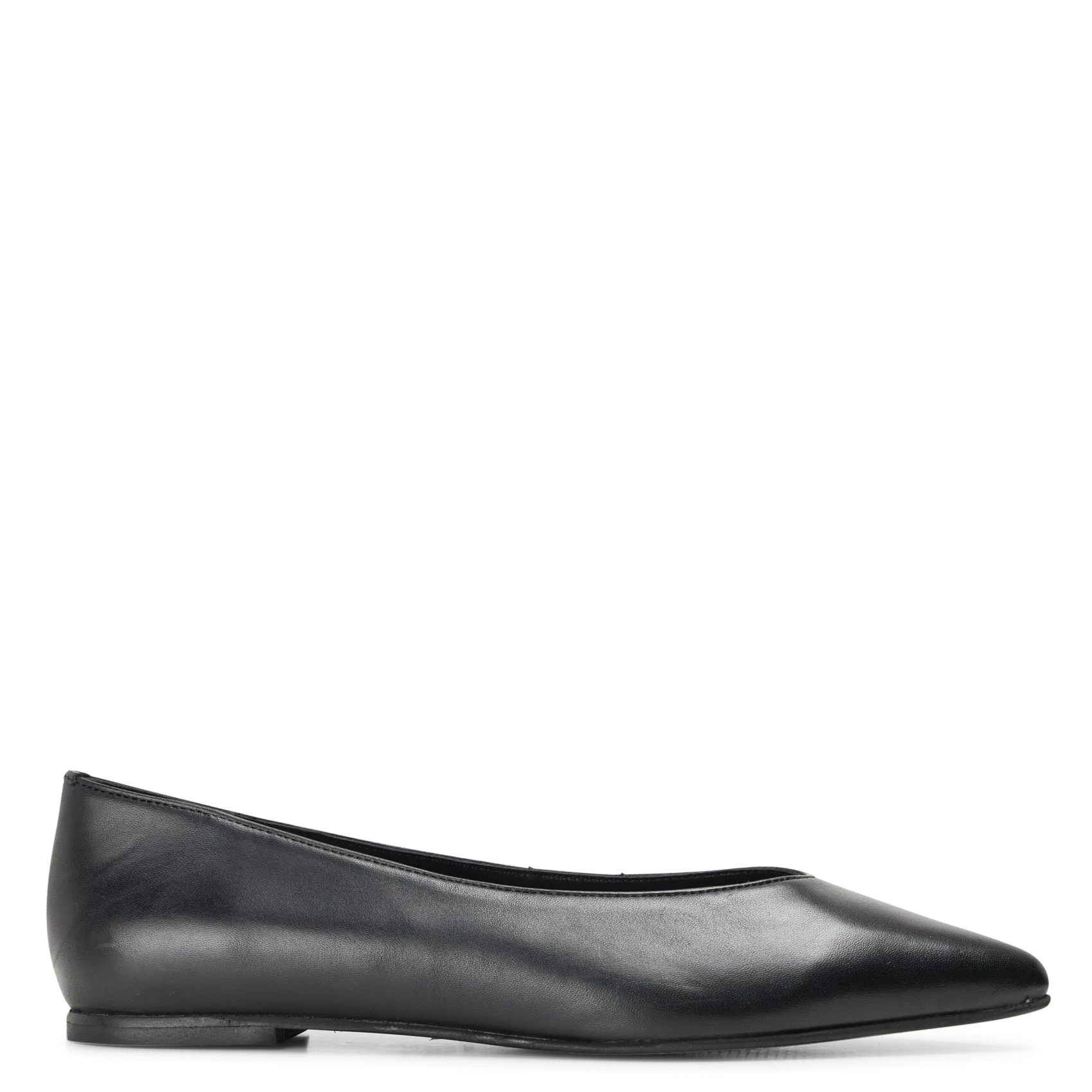 Ballerines en cuir Noir PERLE