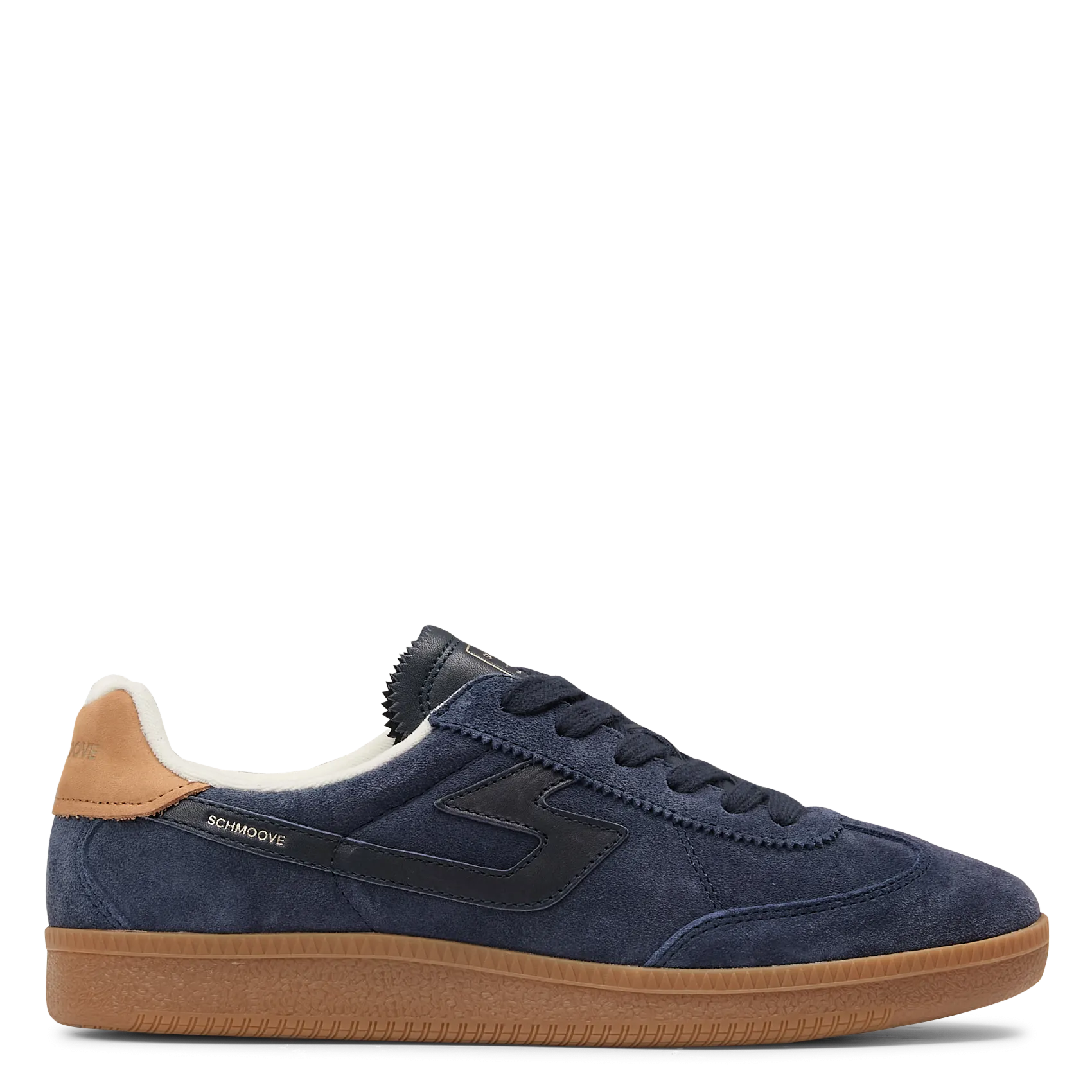 Baskets basses en cuir Bleu SHEFFIELD