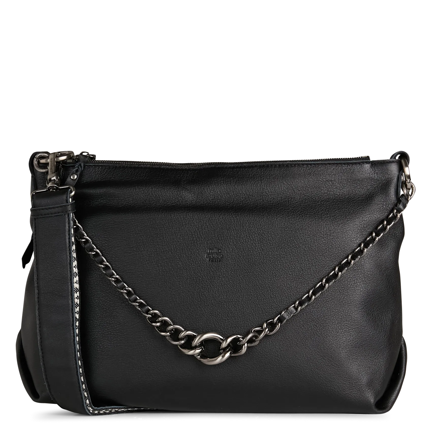 Sac à main en cuir Noir NOELI