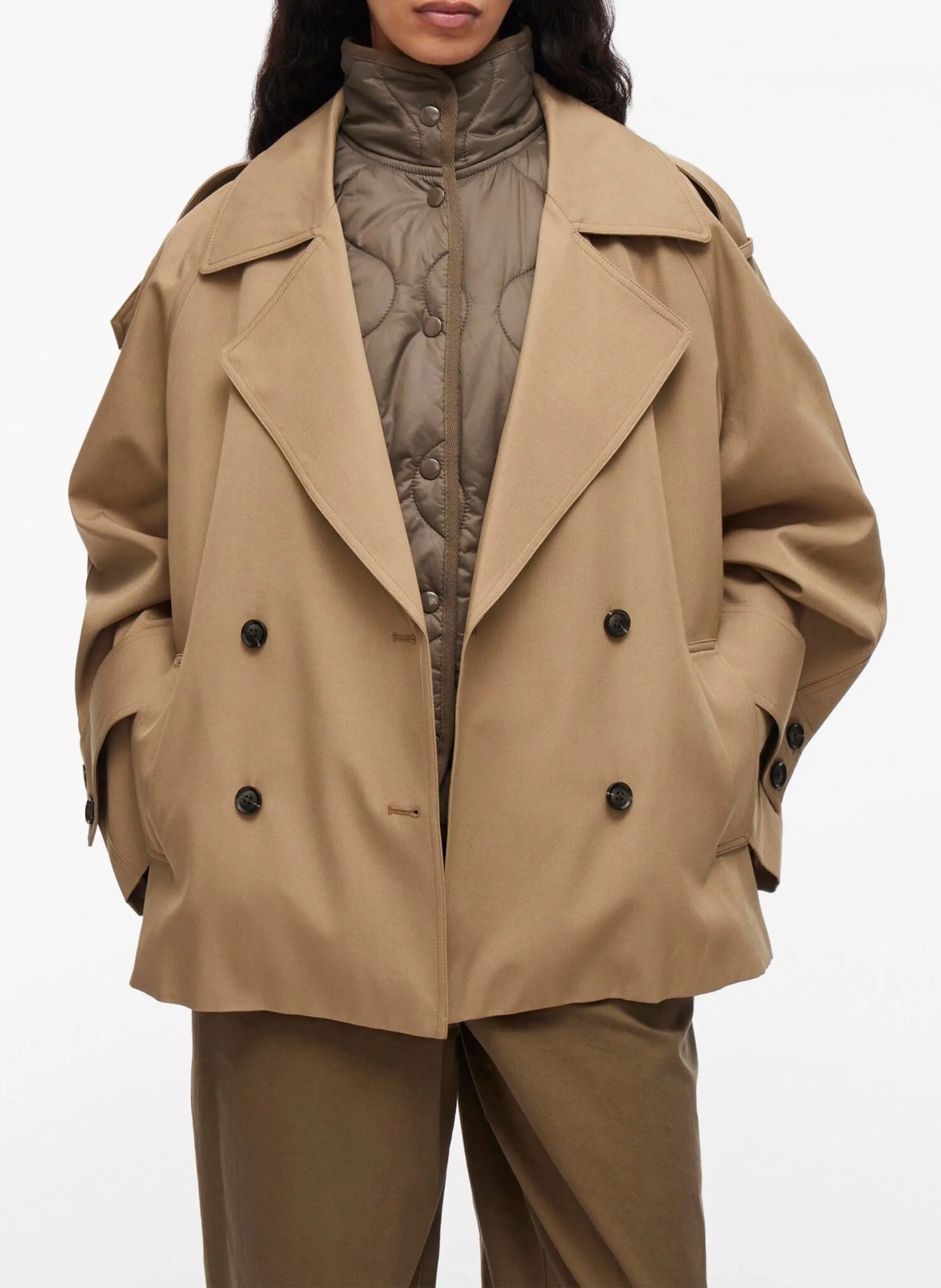 Trench droit Marron LILA