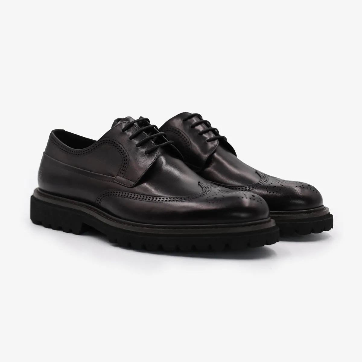 Derbies en cuir Noir PORTLAND