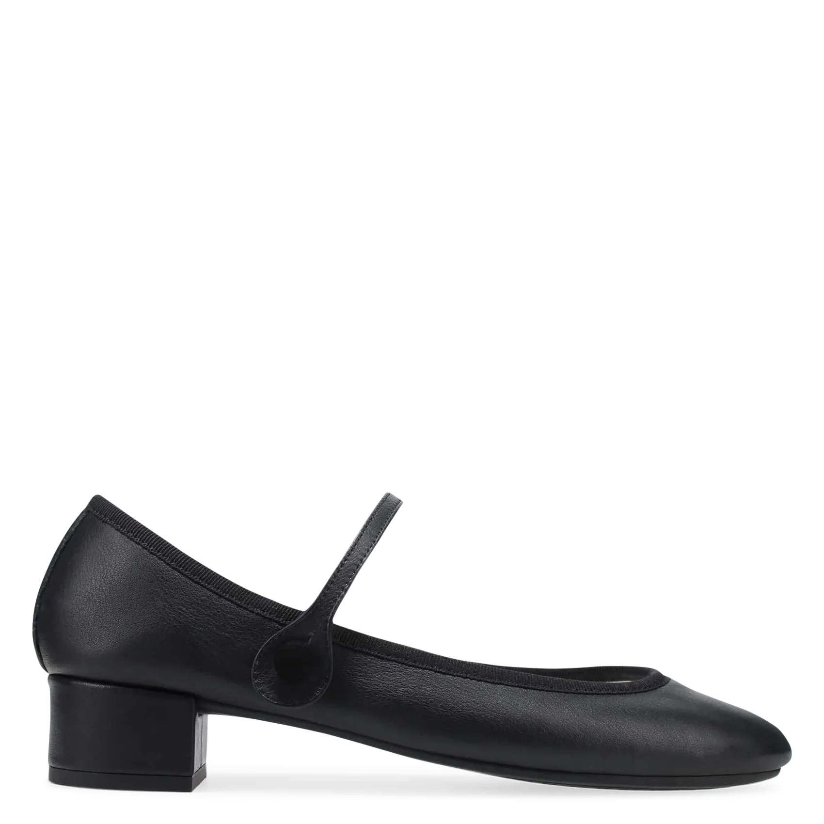 Babies en cuir Noir ROSE