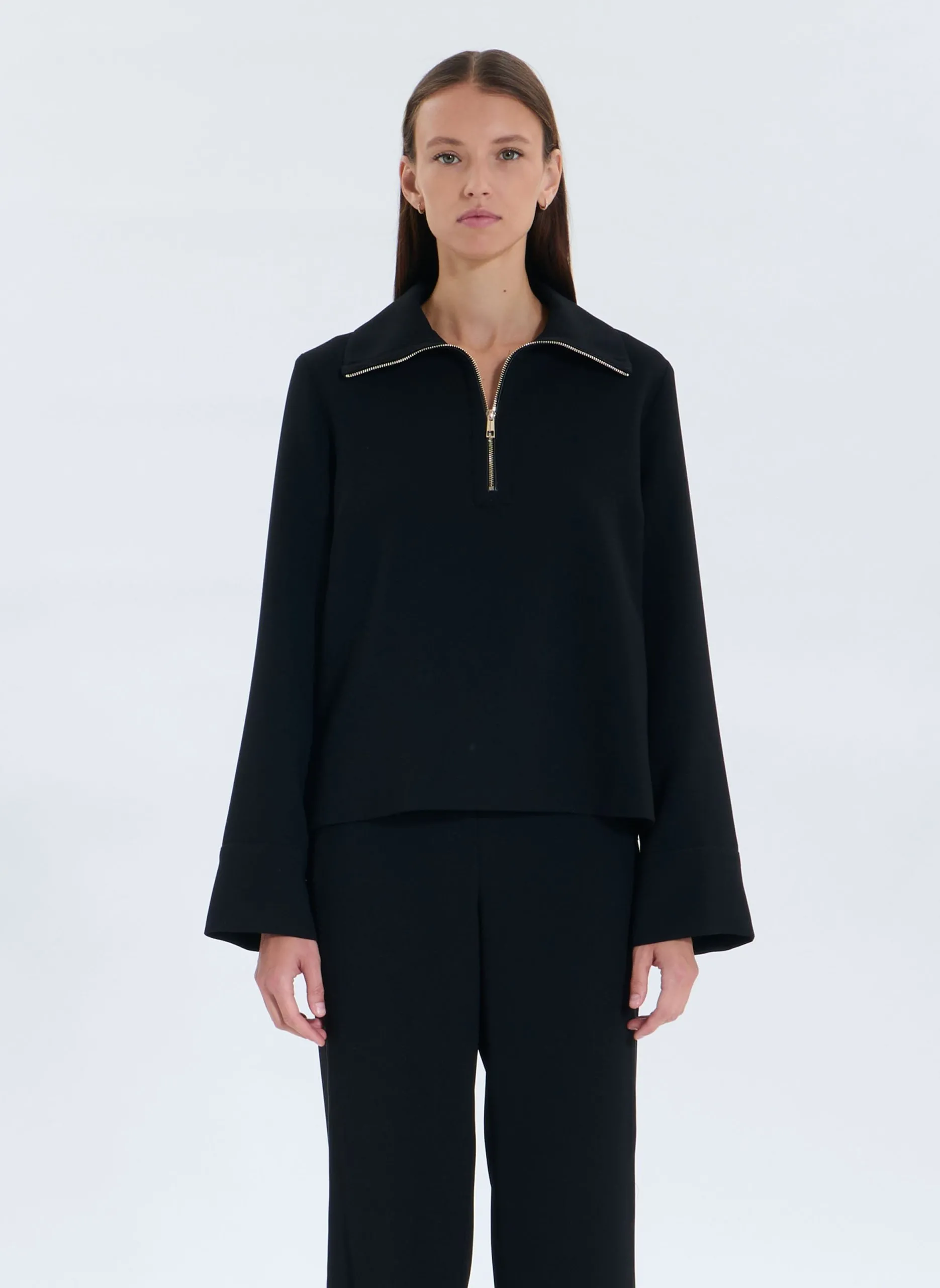 Top col camionneur Noir TAMS