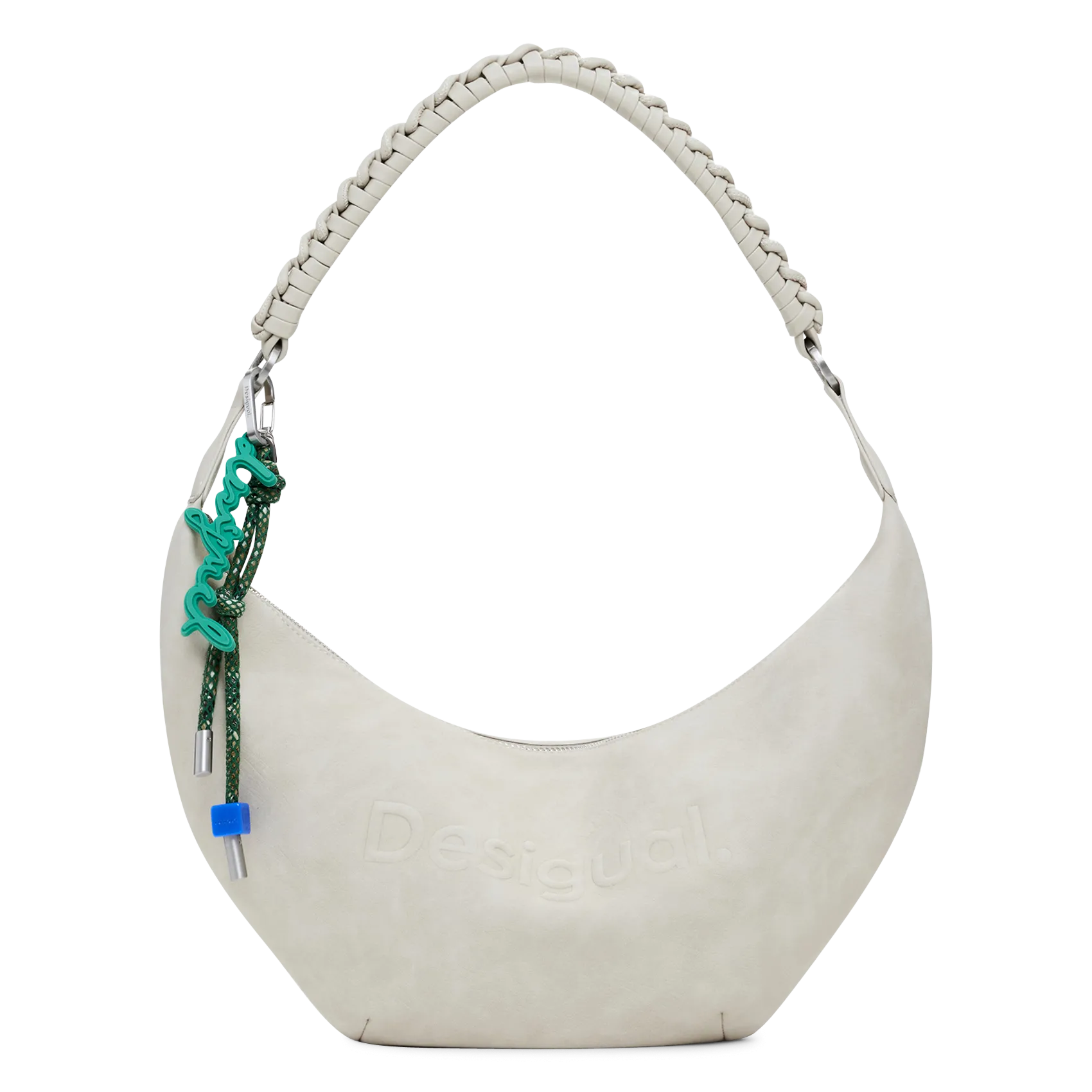 Sac moyen uni avec logo 3D Marron