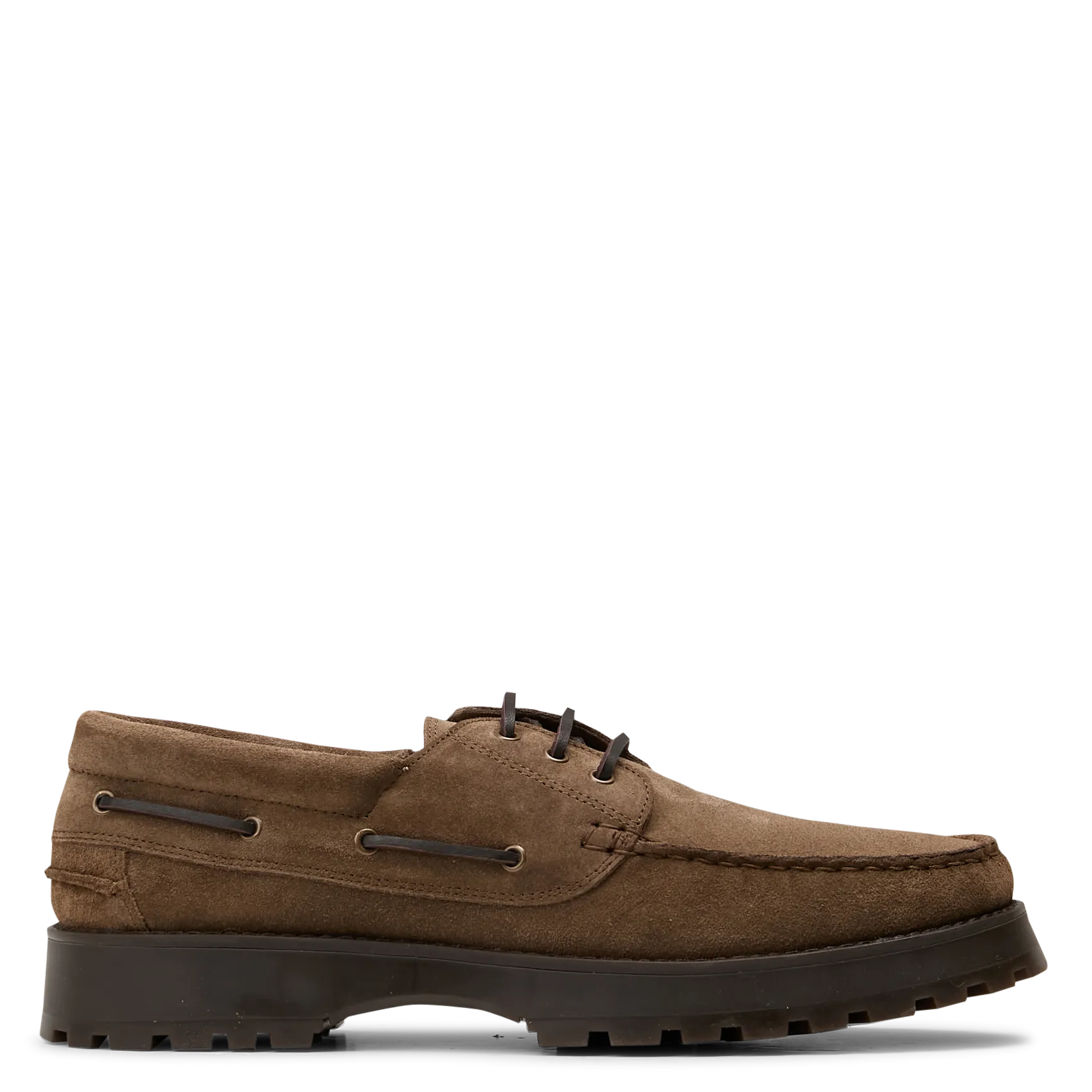 Mocassins à semelles crantées en cuir Marron LEIF