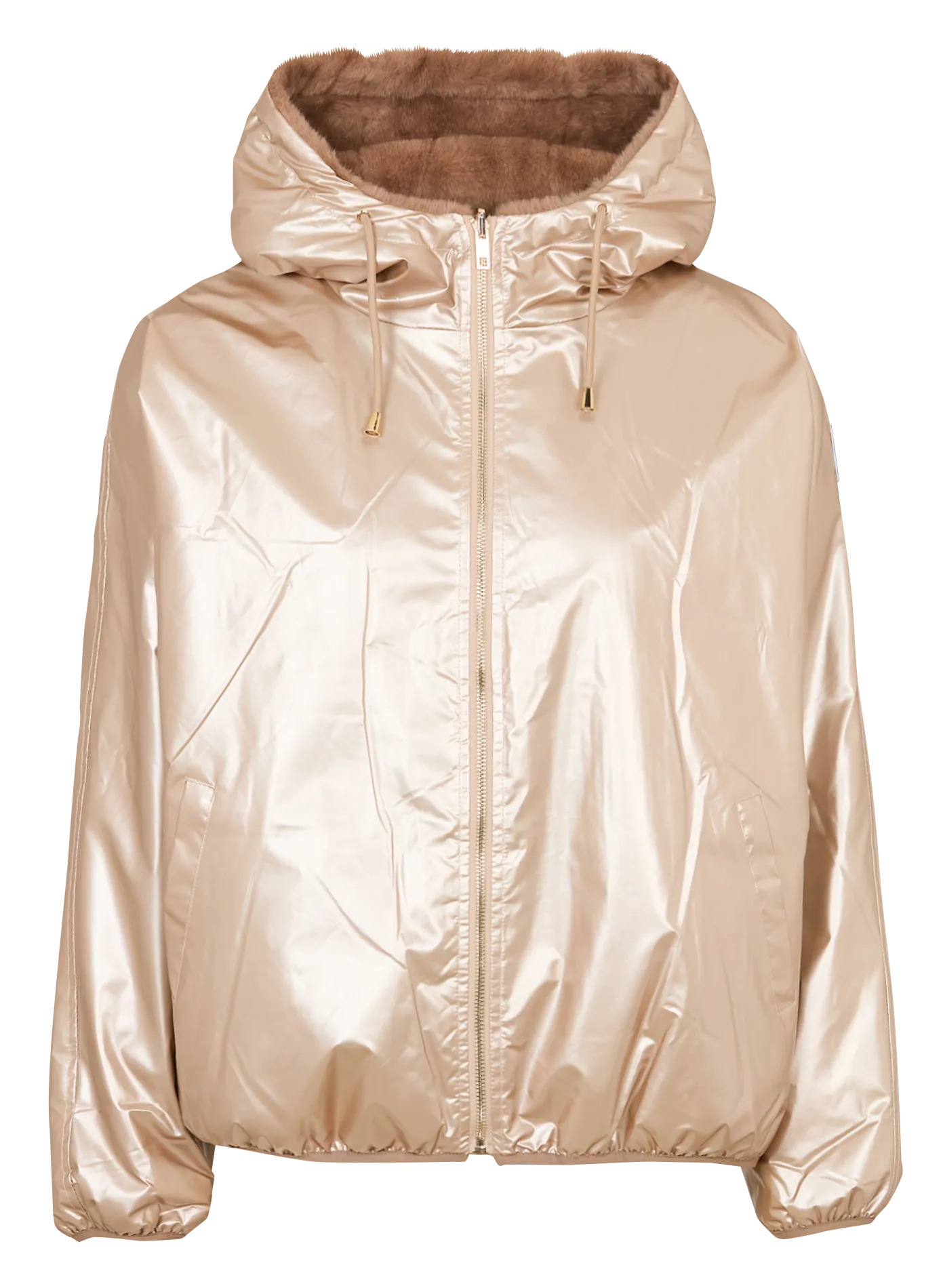 Doudoune col capuche Marron NALIA