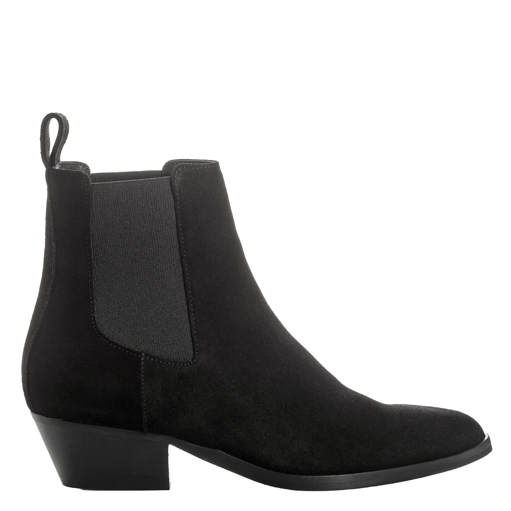 Bottines Chelsea en cuir suédé Noir BELEM