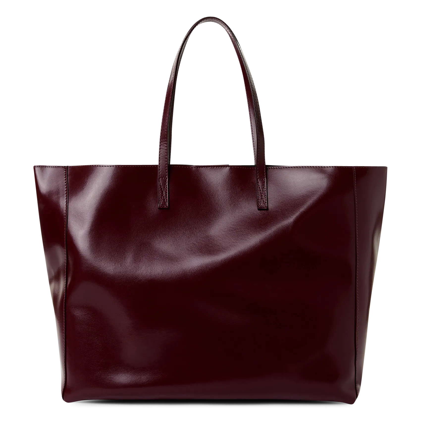 Cabas en cuir Violet GABI