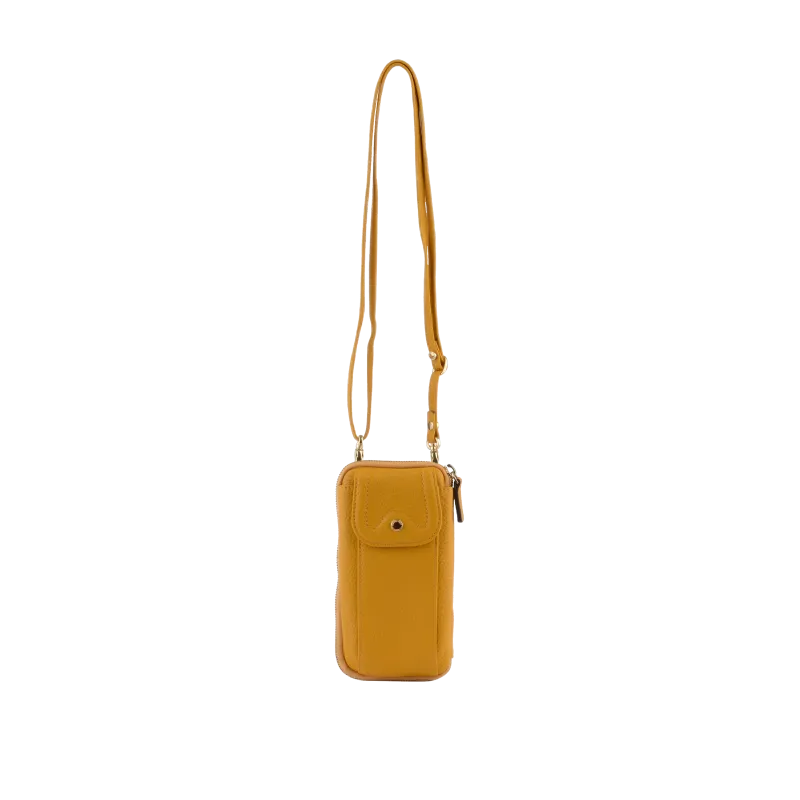 Etui portable - cuir de veau grainé Rouge