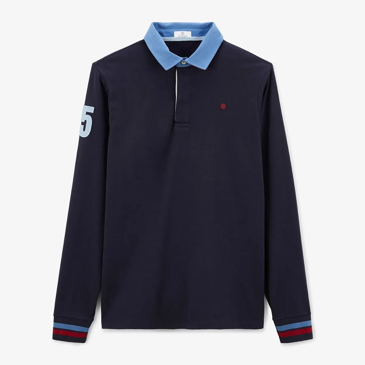 Polo de rugby manches longues Bleu LOOK