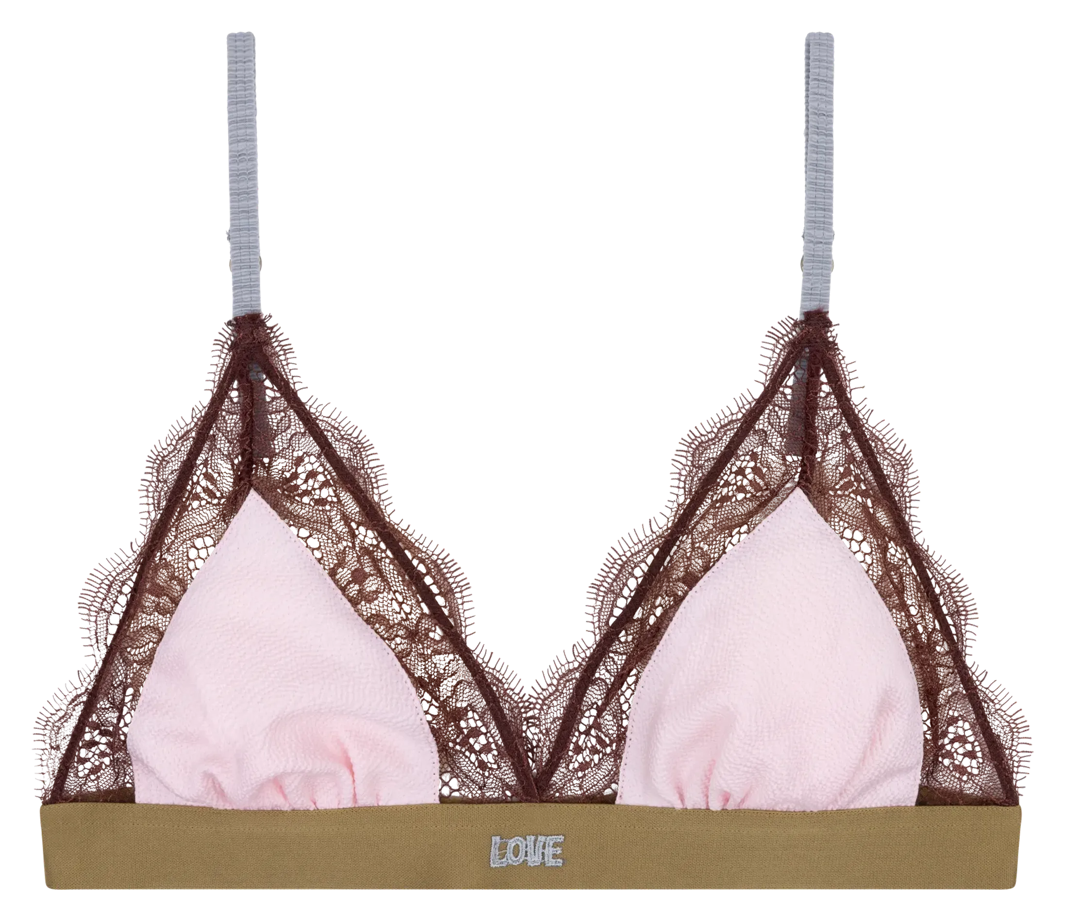 Bralette triangle Rose LOVE LACE