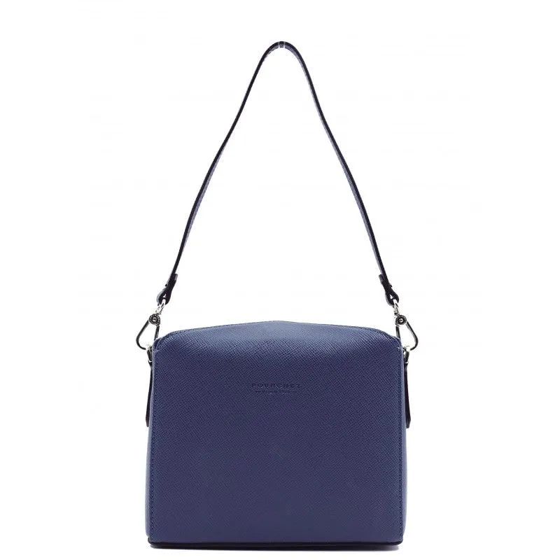 Sac porté épaule - grain enrobé Bleu