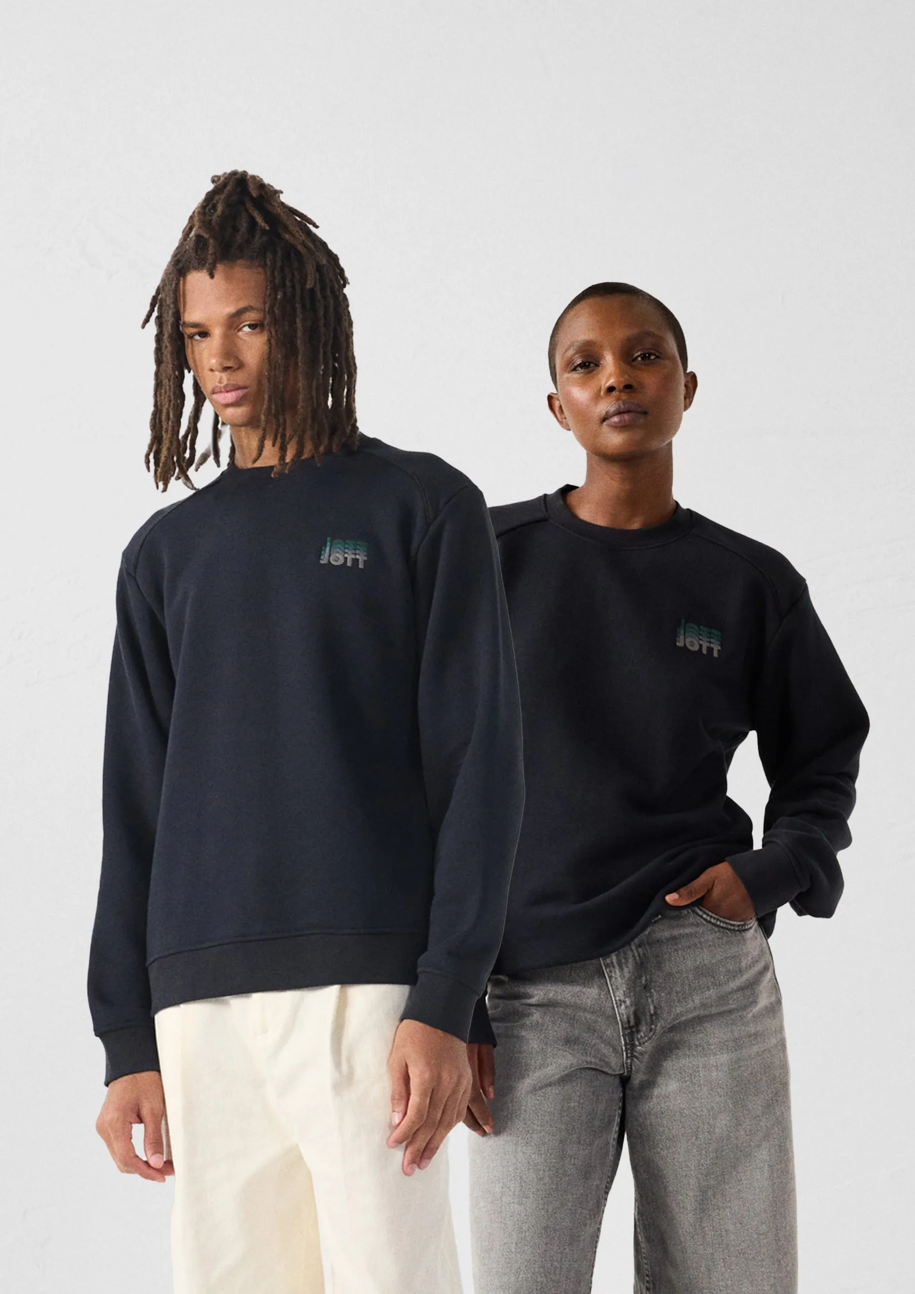 Sweatshirt graphique jamie gradient Noir