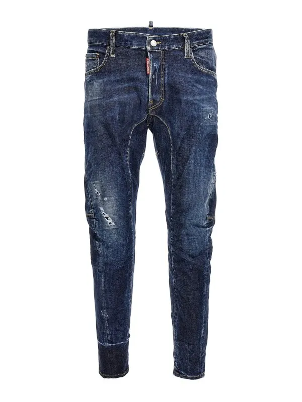 Dsquared2 Jean Droit - Bleu - Bleu - Homme | S74LB1339S30789470
