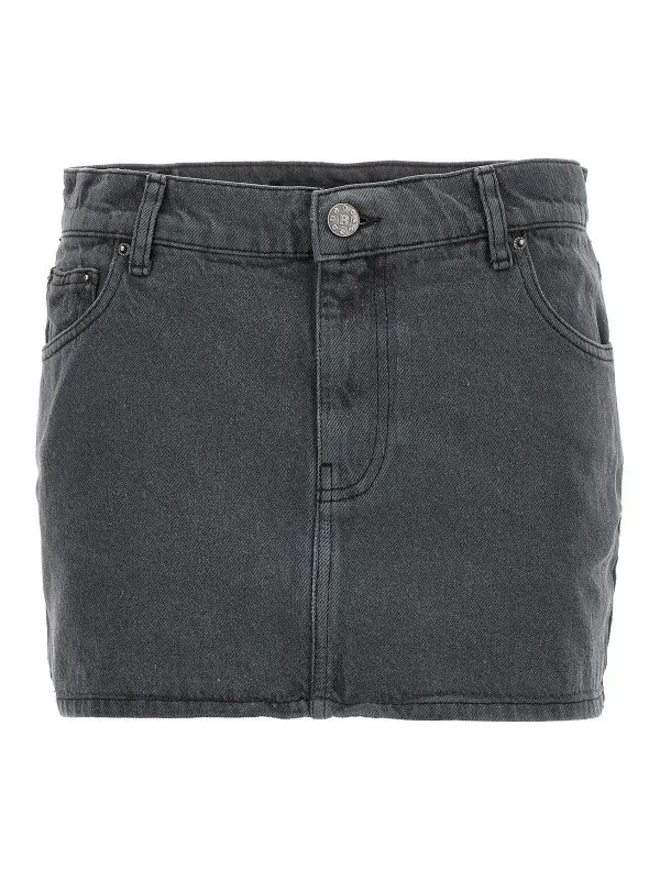 Rotate Birger Christensen Jupe Midi - Gris - Gris | 11147820984006