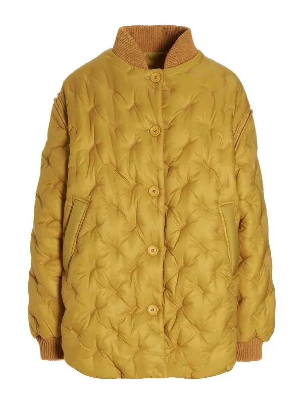 Sherpa Bomber - Jaune - Jaune - Femme | SHUOJG00NVINTAGEGOLD