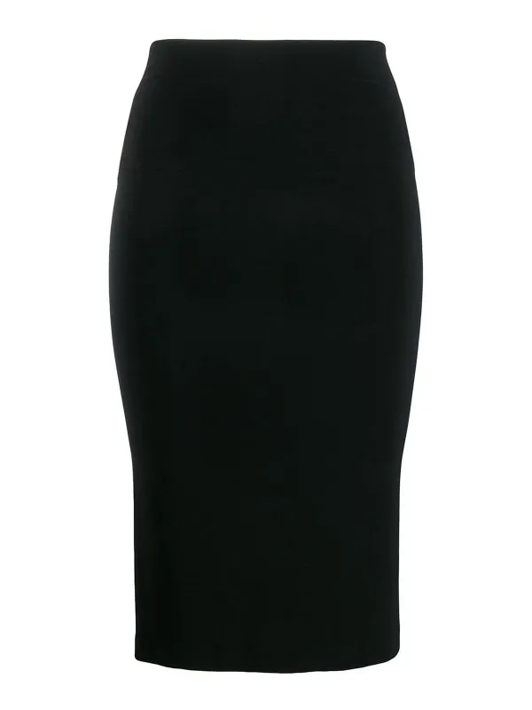 Norma Kamali Jupe Midi - Noir - Noir - Femme | KK129SPL056001