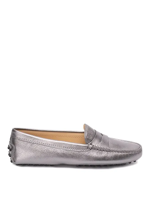 Tod's Mocassins - Argent - Argenté - Femme | XXW00G00010S8FB205