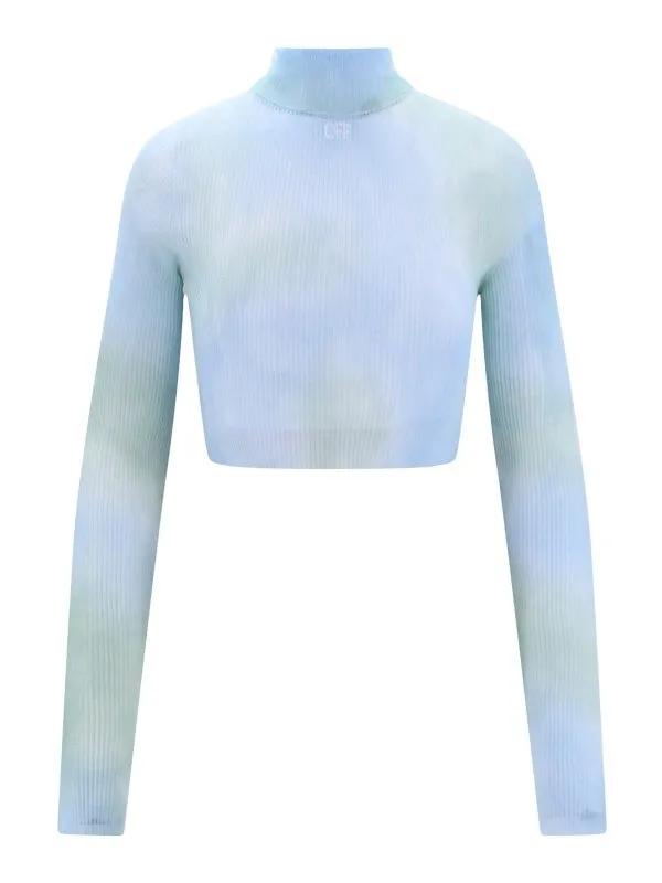 Off-White Top - Bleu - Bleu - Femme | OWHF037S23KNI0014001