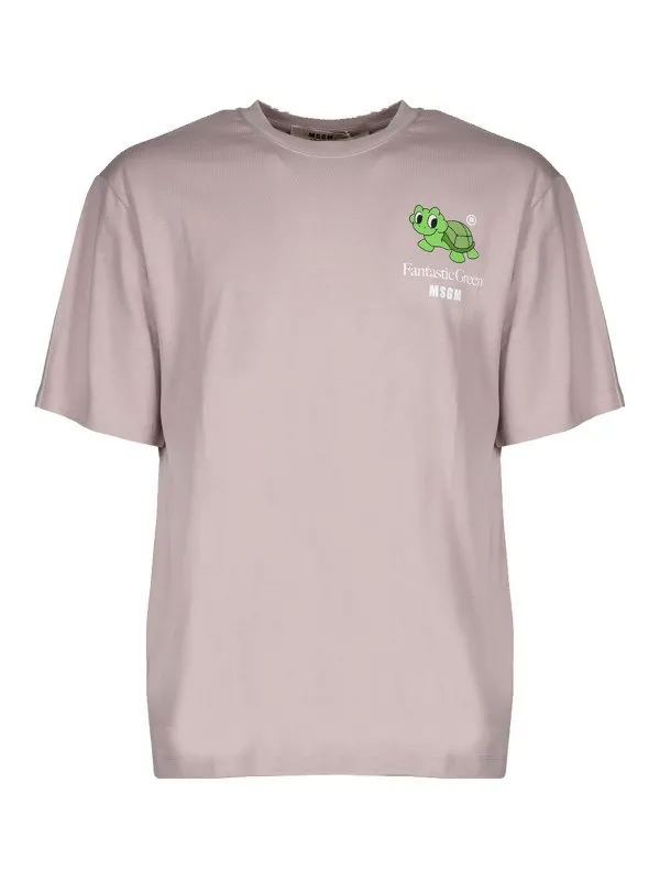 M.S.G.M. T-Shirt - Beige - Beige - Homme | 3446MM13237298