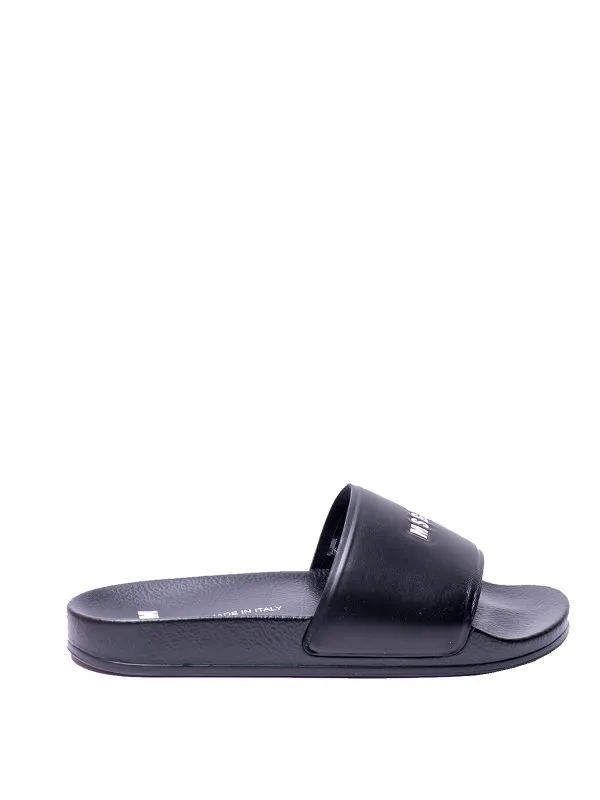 M.S.G.M. Tongs - Noir - Noir - Femme | 3441MDS20899 | thebs.com