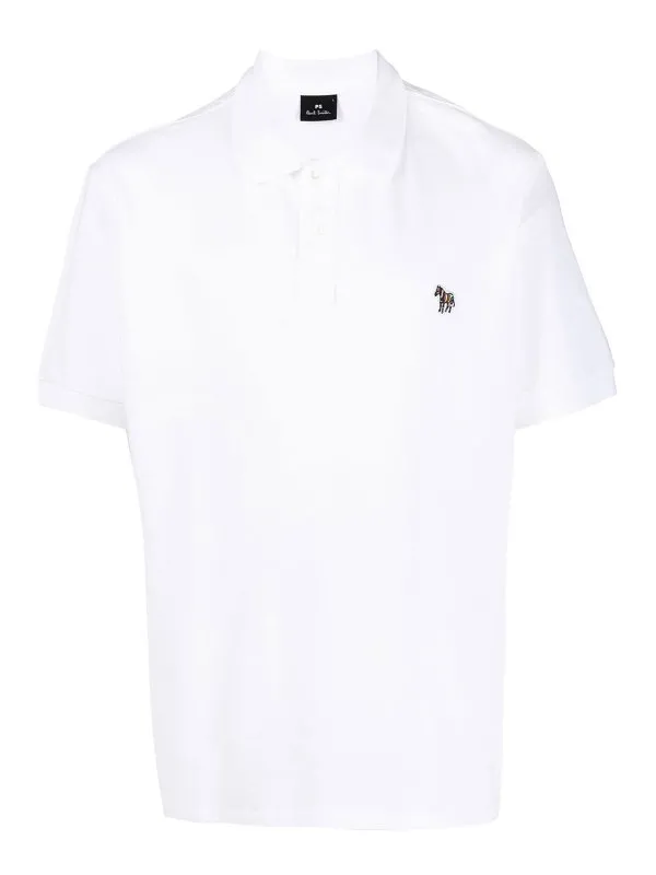 Ps by Paul Smith Polo - Blanc - Blanc - Homme | M2R183KKZEBRA01