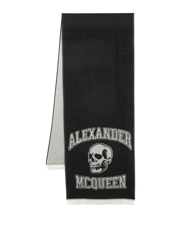 Alexander Mcqueen Écharpe - Noir - Noir - Homme | 7585004200Q1078