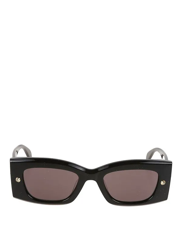 Alexander Mcqueen Lunettes - Noir - Noir - Femme | 760621J07491056