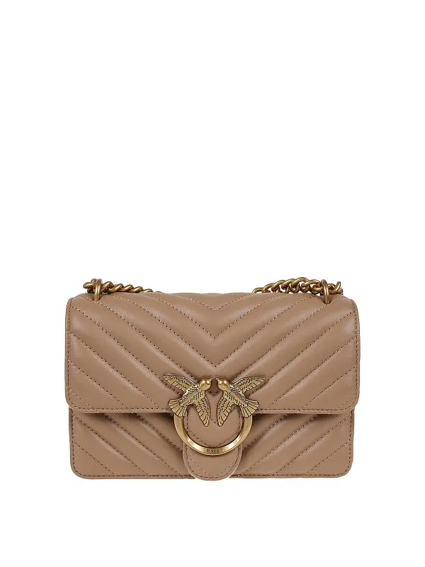 Pinko Sac Bandoulière - Beige - Marron - Femme | 100074A0GKD01Q