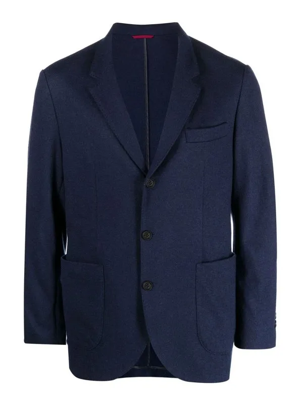 Brunello Cucinelli Blazer - Bleu - Bleu - Homme | ML8968J01C8272