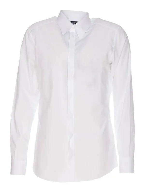 Dolce & Gabbana Chemise - Blanc - Blanc - Homme | G5JL8TGG865W0800