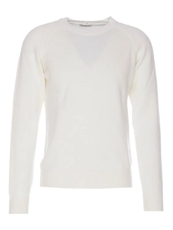 Paolo Pecora Pull Col Rond - Blanc - Blanc - Homme | A05170101102