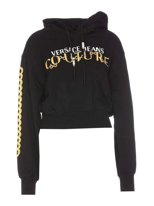 Versace Jeans Couture Sweat-Shirts - Noir - Noir | 75HAIF01CF01FG89
